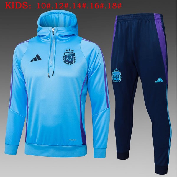 Ninos Sudadera Con Capucha Argentina 2025/26 Azul